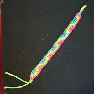 Kids Rainbow braided bracelet